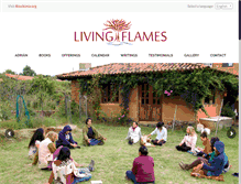 Tablet Screenshot of living-flames.com